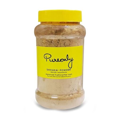 PureOnly Homemade Shikakai Powder with 23 Herbs for Hair 200 gm