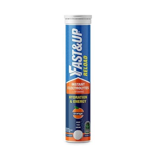Fast&Up Reload Hydration and Energy Effervescent Tablet - Orange Flavour 20's