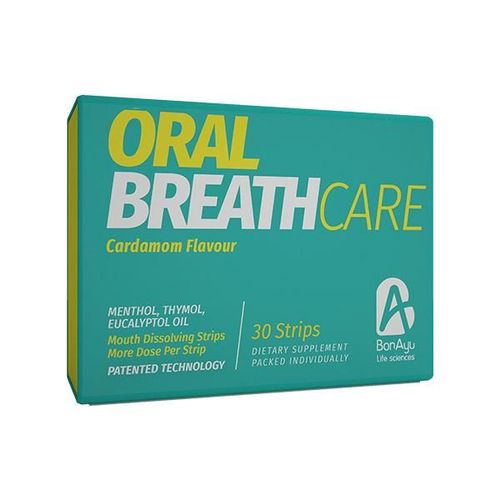 BonAyu Oral Breath Care Mouth Dissolving Strips - Cardamom 30's