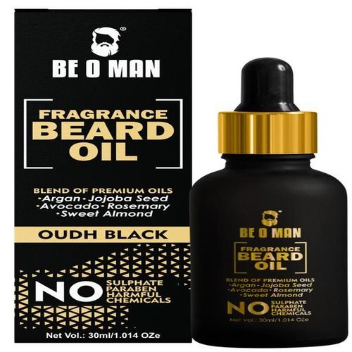 Be O Man Fragrance Beard Oil - Oudh Black 30 ml