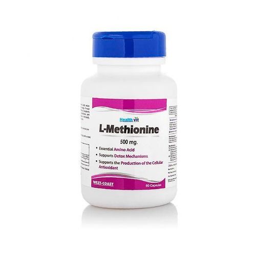 HealthVit L-Methionine 500 mg Capsule 60's