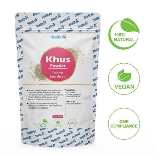 HealthVit Natural Khus (Papaver Somniferum) Powder 100 gm