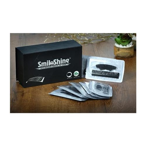 SmiloShine Teeth Whitening Charcoal Gel Strips 7's