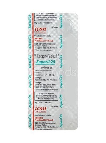 Zaporil 25mg Tablet 10'S