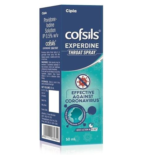 Cofsils Experdine Throat Spray 50 ml