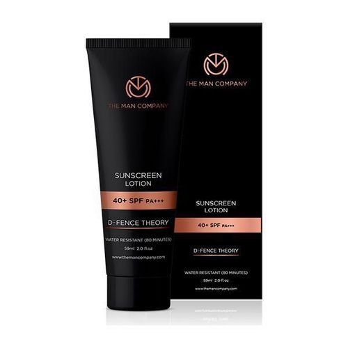 The Man Company Defence Theory Sunscreen Lotion - 40+ SPF PA+++ 59 ml