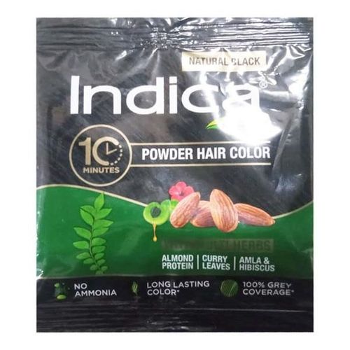 Indica Hair Color Powder - Natural Black 5 gm
