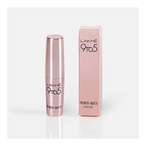 Lakme 9 to 5 Primer + Matte Lip Color - MP18 Plum Pick 3.6 gm