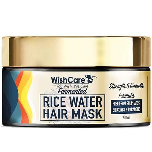 WishCare Fermented Rice Water Hair Mask- Strength &rowth Formula 200 ml