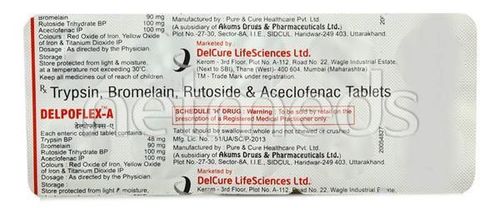 Delpoflex A Tablet 10'S