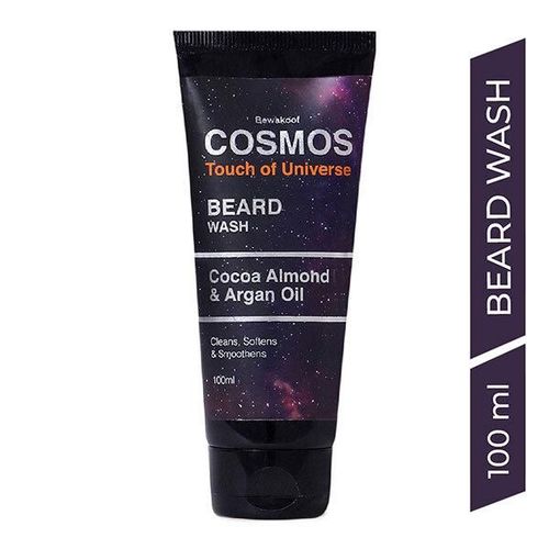 Cosmos by Bewakoof Beard Wash Powered By Cocoa Almond and Argan Oil 100 ml