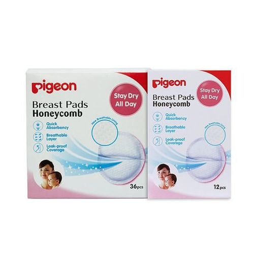 Pigeon Breast Pads Honeycomb Combo (12 Pcs + 36 Pcs) 48's