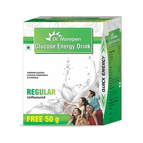 Dr. Morepen Glucose Energy Drink Powder - Regular 125 gm