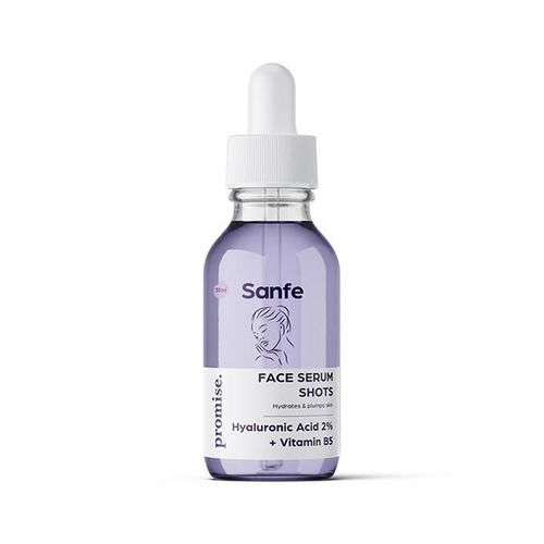 Sanfe Promise Face Serum Shots - Hyaluronic Acid + Vitamin B5 30 ml