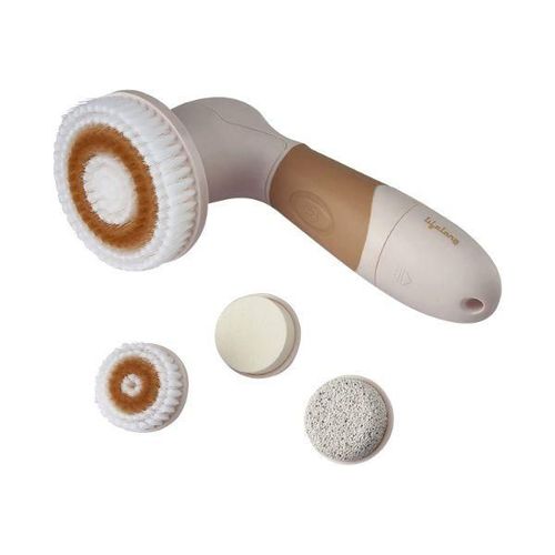 Lifelong Electric Portable Face Cleanser And Massager Brush With 4 Brush Heads LLM126 1's