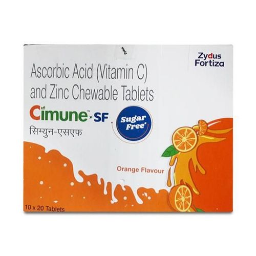 CIMUNE SF SUGAR FREE ORANGE FLAVOUR Chewable Tablet 20's