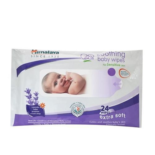 Himalaya Soothing Extra Soft Baby Wipes - Sensitive Skin 24's