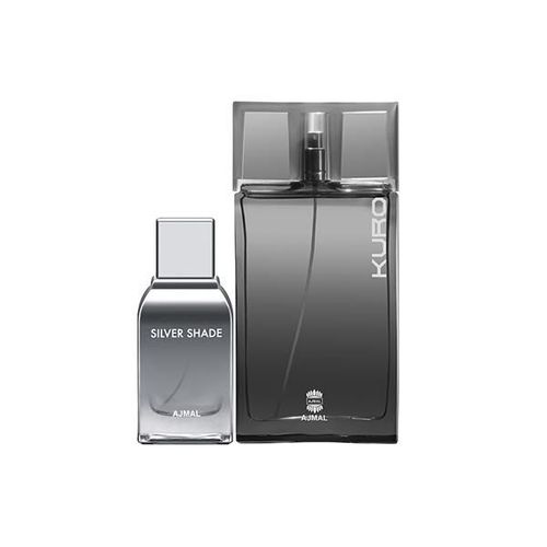 Ajmal Silver Shade EDP Citrus Woody Perfume And Kuro EDP Aromatic Spicy Perfume 190 ml