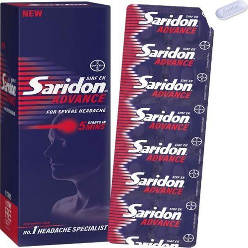 Saridon Advance Tablets for 5 in 1 Pain Relief 10's