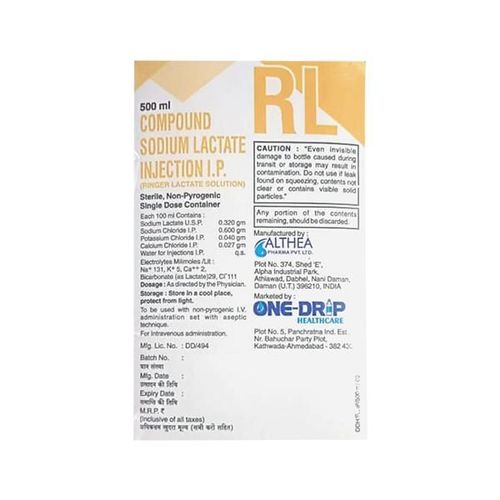 RL(ONE DROP) Infusion 500ml