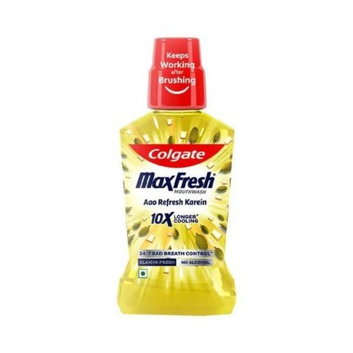 Colgate-Palmolive, Colgate Maxfresh Antibacterial Mouthwash, 24/7 Fresh Breath (Elaichi) 250 ml