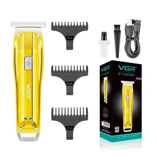 VGR V-955 Trimmer 100 min Runtime 3 Length Settings (Gold) 1's