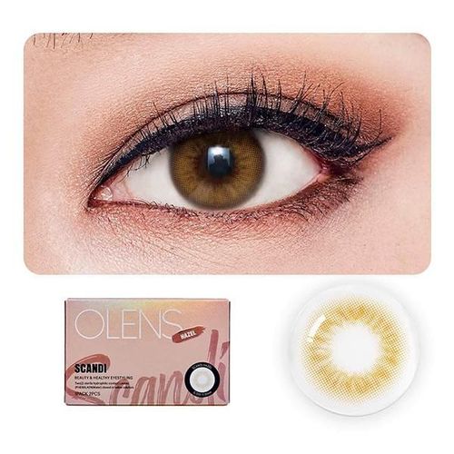 O-Lens Scandi Monthly Coloured Contact Lenses - Hazel ( 0.00 ) 1's