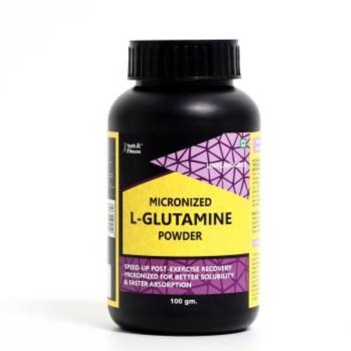 HealthVit Fitness Micronized L-Glutamine Powder - Unflavored 100 gm