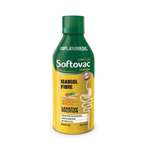 Softovac Liquifibre Sugar Free Solution - Mango Flavour 225 ml