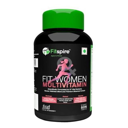 Fitspire Fit Women Multivitamin to Manage Immune System Body Energy Mental Alertness 60 Capsules 1's