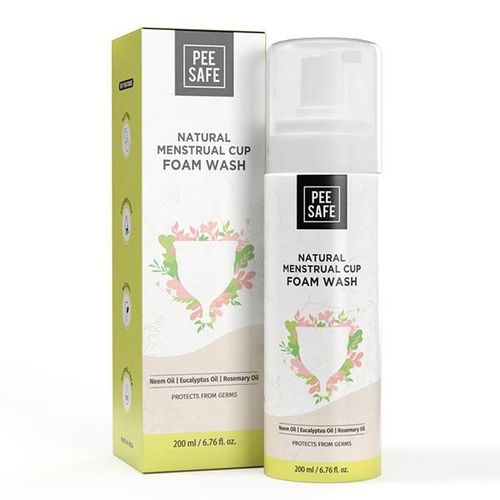 Pee Safe Natural Menstrual Cup Foam Wash 200 ml (N)