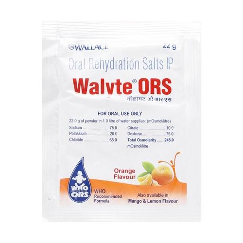 WALYTE ORS ORANGE FLAVOUR Sachet 22gm