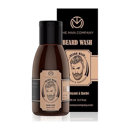 The Man Company Beard Wash for Smoothening - Argan & Geranium 100 ml