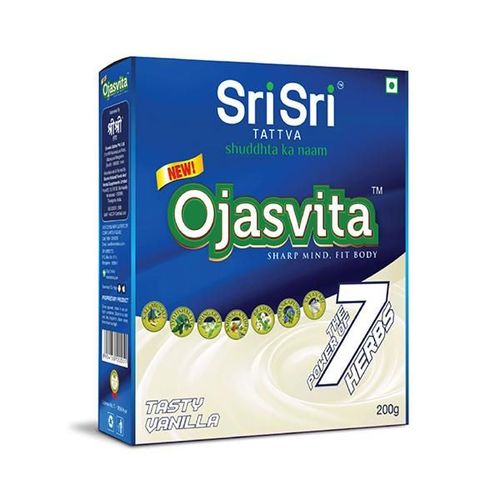 Sri Sri Tattva Ojasvita Powder - Vanilla Flavour 200 gm (Refill Pack)