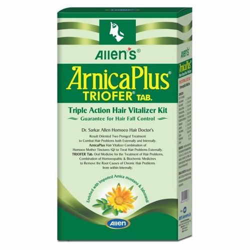 Allen Arnica Plus Hair Vitalizer 100 ml + Triofer Tablets 50's (Pack Of 2)
