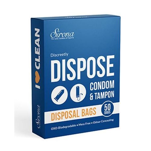 Sirona Discreet Disposal Bags for Tampons and Condoms 50's