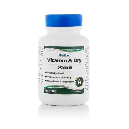 HealthVit Vitamin A Dry 25000 Iu Capsules 60's