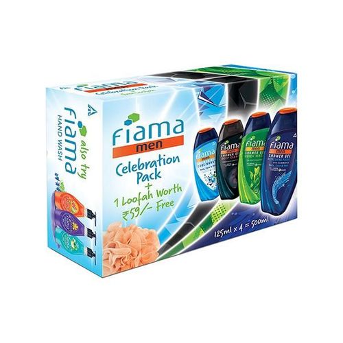 Fiama SG Mens Celebration Pack 125mlx4 4's