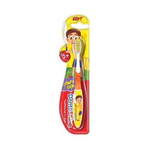 Dentoshine Comfy Grip Toothbrush for Kids Orange 100 gm