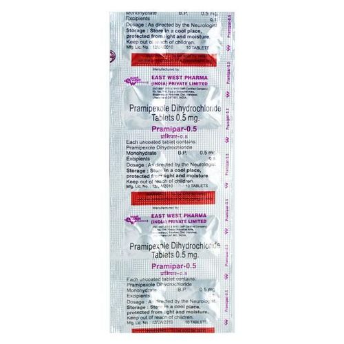 Pramipar 0.5mg Tablet 10'S