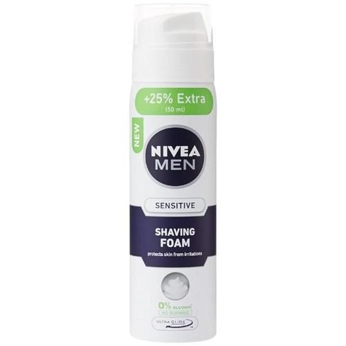 Nivea Men Sensitive Shaving Foam (+25% extra ) 250 ml
