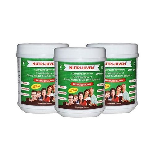 Nutrijuven Complete Nutrition Powder - Chocolate (Pack of 3 x 200 gm)