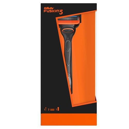 Gillette Fusion Premium Gift Set for Men 1 Gillette Fusion Manual Razor, 2 Gillette Fusion Cartridges, 1 Travel Case 501 gm
