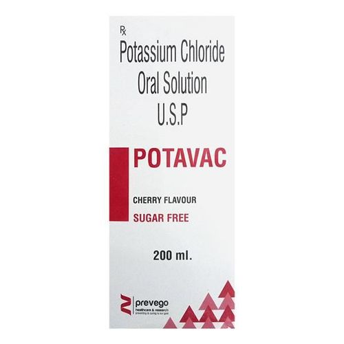 POTAVAC SUGAR FREE CHERRY FLAVOUR Oral Solution 200ml