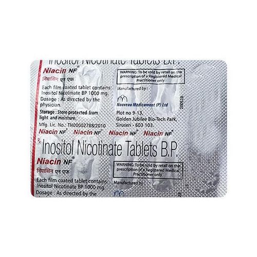 Niacin NF 1000mg Tablet 10'S