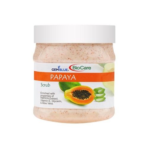 Gemblue Biocare Face Scrub - Papaya 500 ml