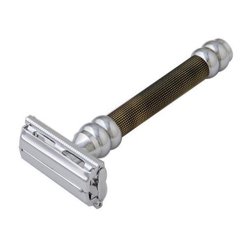 Pearl Butterfly Safety Razor - Gold Black