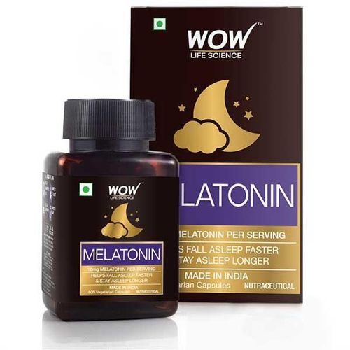 WOW Life Science 3 mg Melatonin Veg Capsules 60's