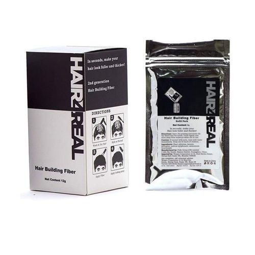 Hair4Real Hair Building Fiber Powder - Dark Brown (Refill) 37 gm