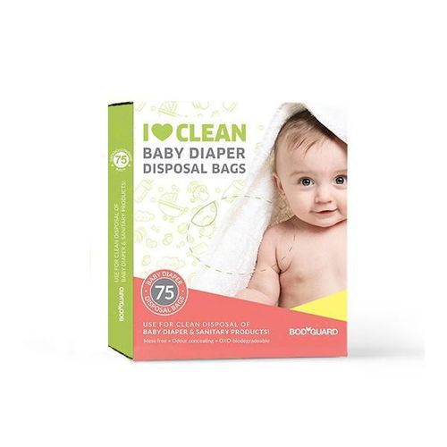 BodyGuard - Baby Diapers and Sanitary Disposal Bag - 75 Bags